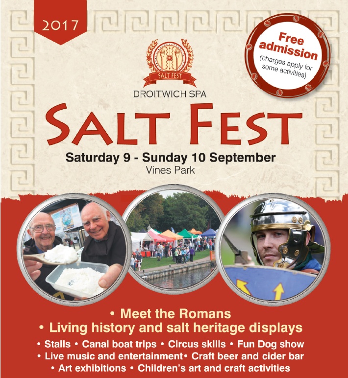 Your guide to what's going on at Droitwich's Salt Fest this weekend