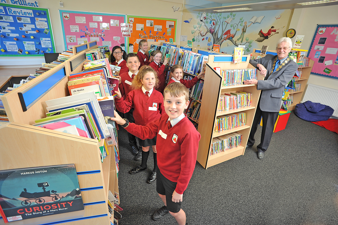 A new chapter begins as Droitwich Mayor opens Witton Middle School's